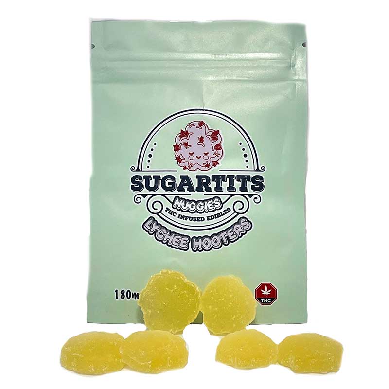 Sugartits THC Infused Edibles 180mg - Lychee Hooters